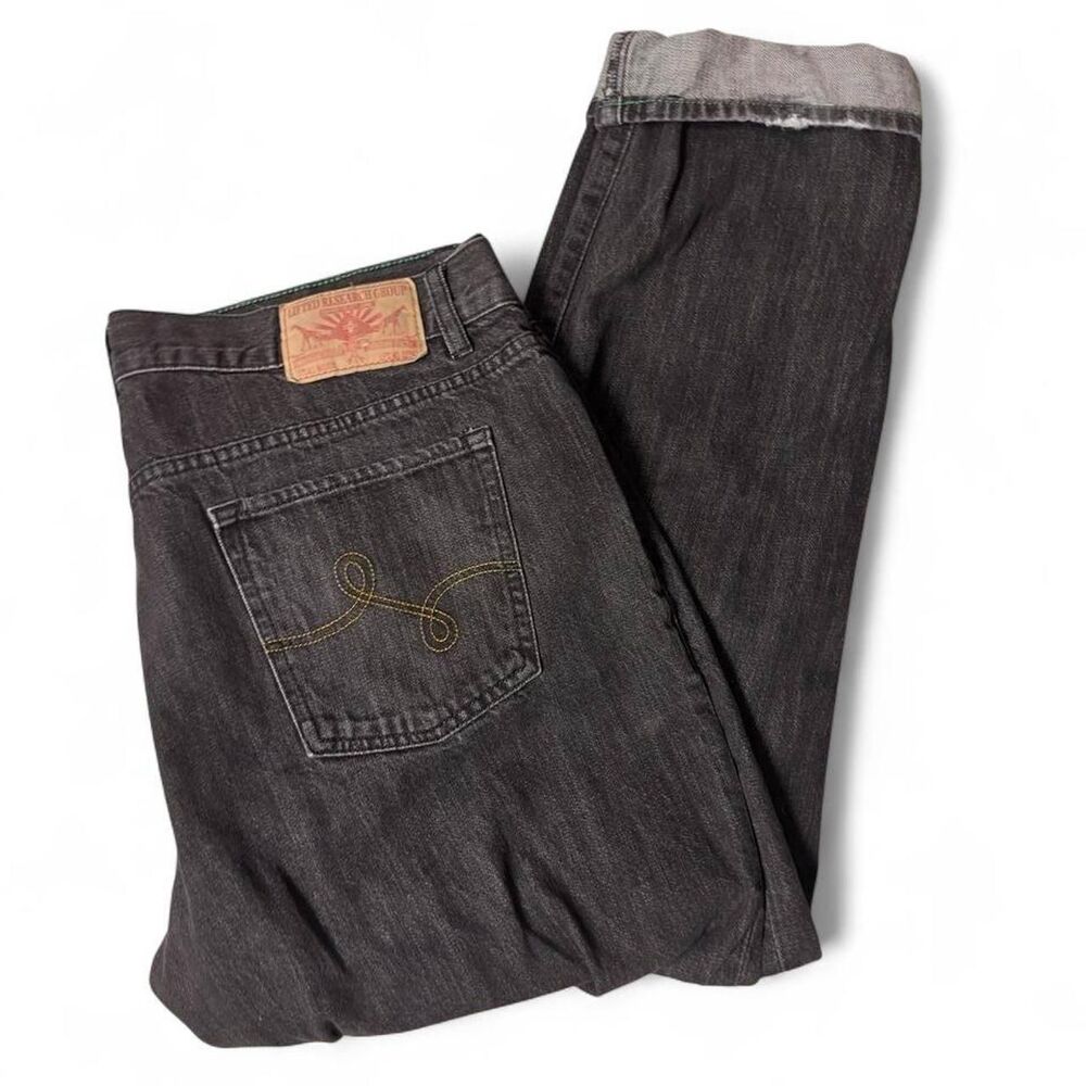 Unbranded Men's Black and Grey Jeans